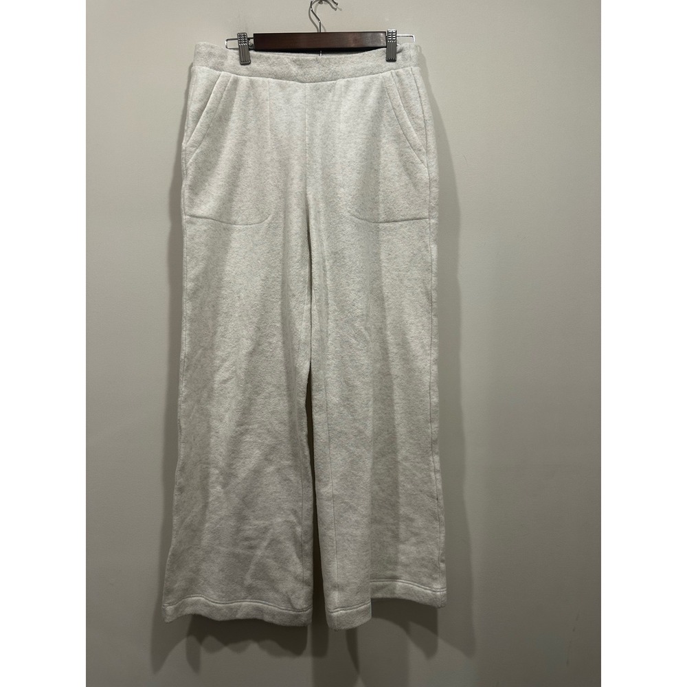 Haven Well Within Oatmeal Heather Wide Leg Lounge Pants Medium